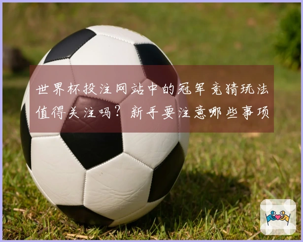 世界杯投注网站中的冠军竞猜玩法值得关注吗？新手要注意哪些事项才能避免风险